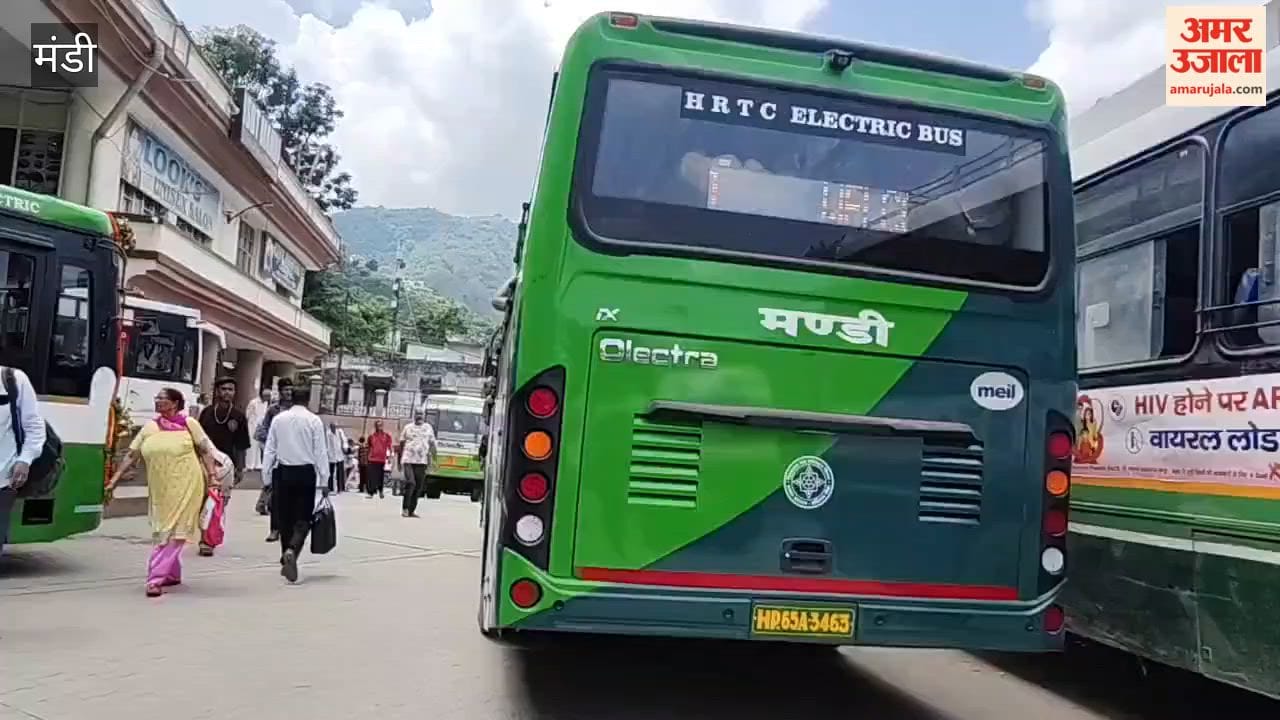mandi hrtc electric bus battery rumour conductor union response