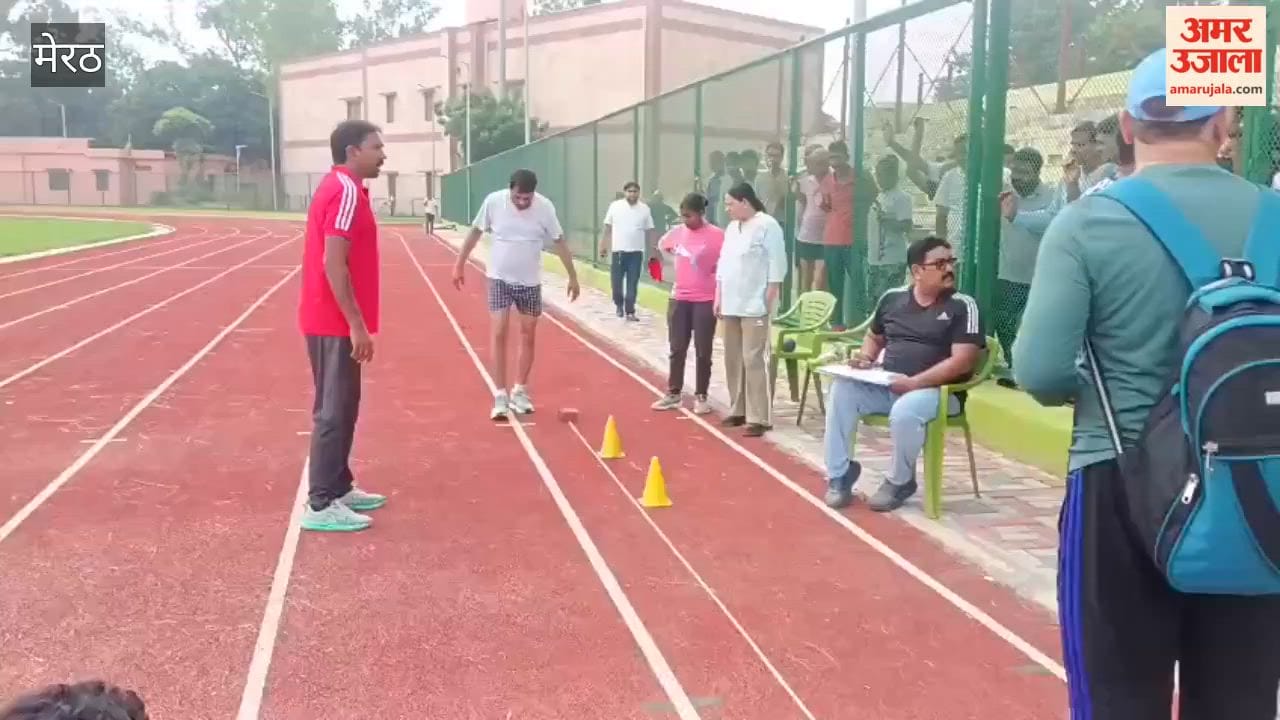 Meerut: Civil Services State Athletics Championship Begins at Kailash Prakash Stadium
