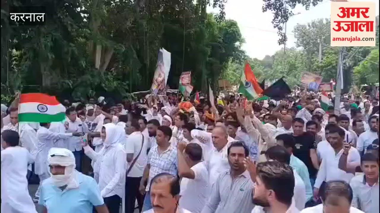 Ror community adamant on demand for judicial inquiry into Harsh encounter case effigy of MLA burnt in Karnal's Kamla