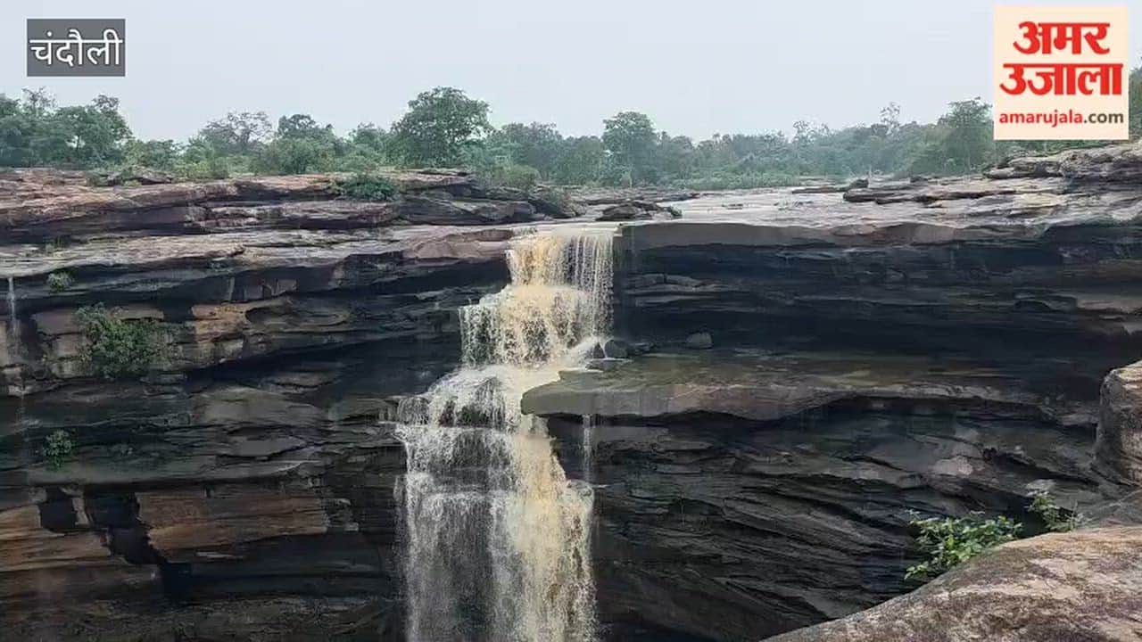 Steady stream of tourists Naugarh waterfalls strict security arrangements in place