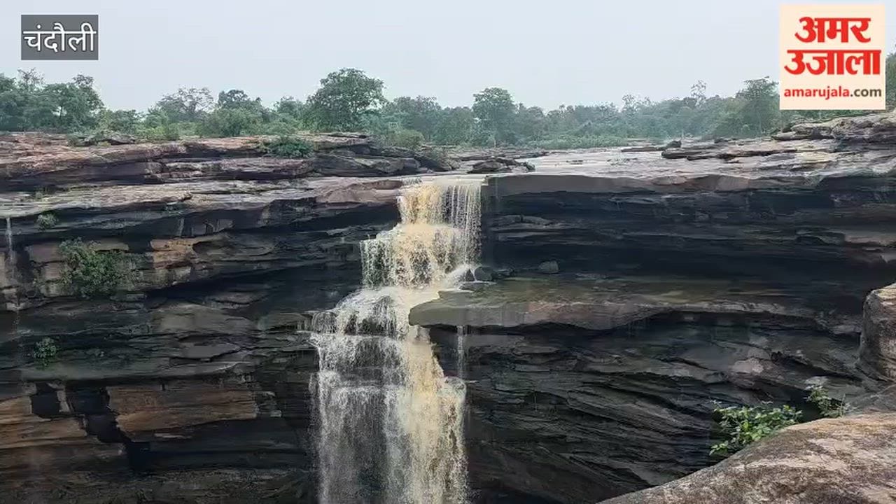 Steady stream of tourists Naugarh waterfalls strict security arrangements in place