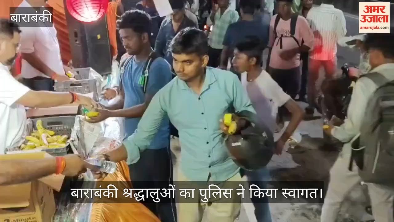 बाराबंकी: शिवभक्तों की सेवक बनी पुलिस,सजा रहा कैंप