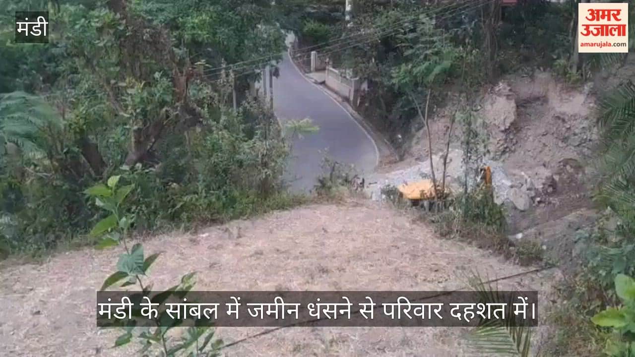 mandi sambal land sinking house cracks family at risk tunnel blasting