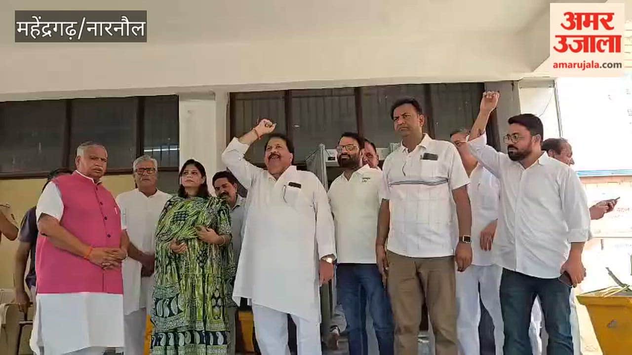 Vyapar Suraksha Manch staged a protest in Narnaul against the attack on a trader.