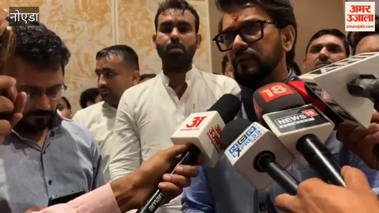 Anurag Thakur said that the rule of goons and the mafia prevailed in UP during the SP government