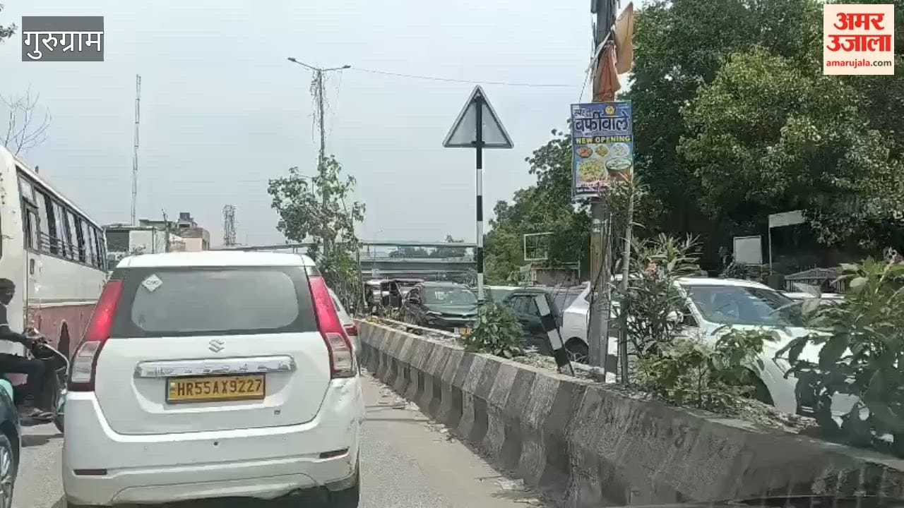 Traffic jam in Gurugram on Rakshabandhan