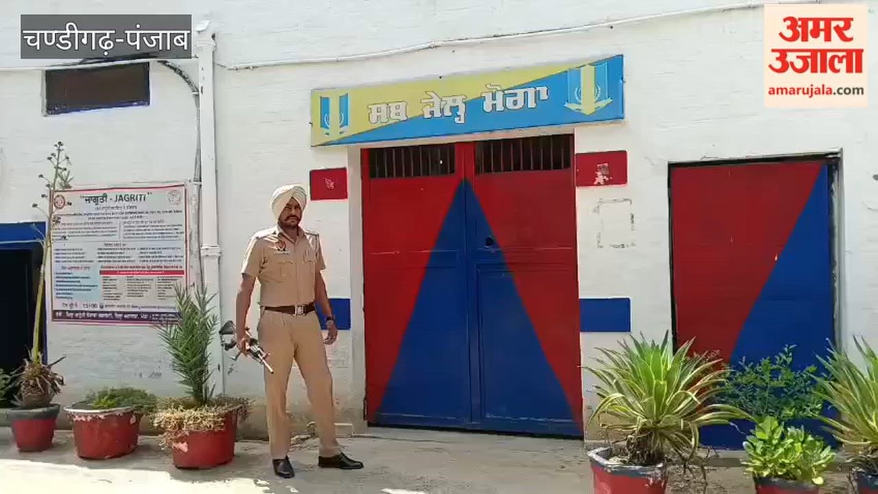 A unique display of sibling love at Moga Sub-Jail: sisters tied Rakhis on the wrists of prisoners.