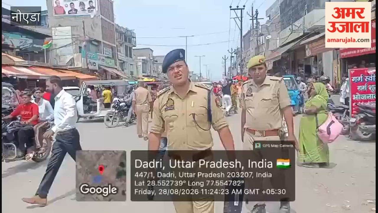 Police remained active to manage traffic arrangements in Greater Noida on Raksha Bandhan