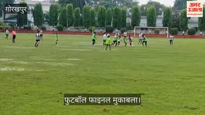 Final match of the CBSE Girls' Football Tournament at St. Andrew's College.