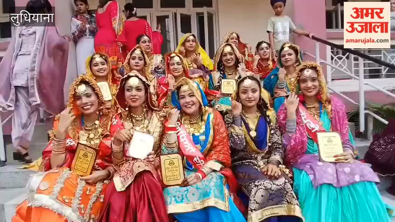 Teej celebration organized at Guru Nanak Khalsa College for Women, Ludhiana.