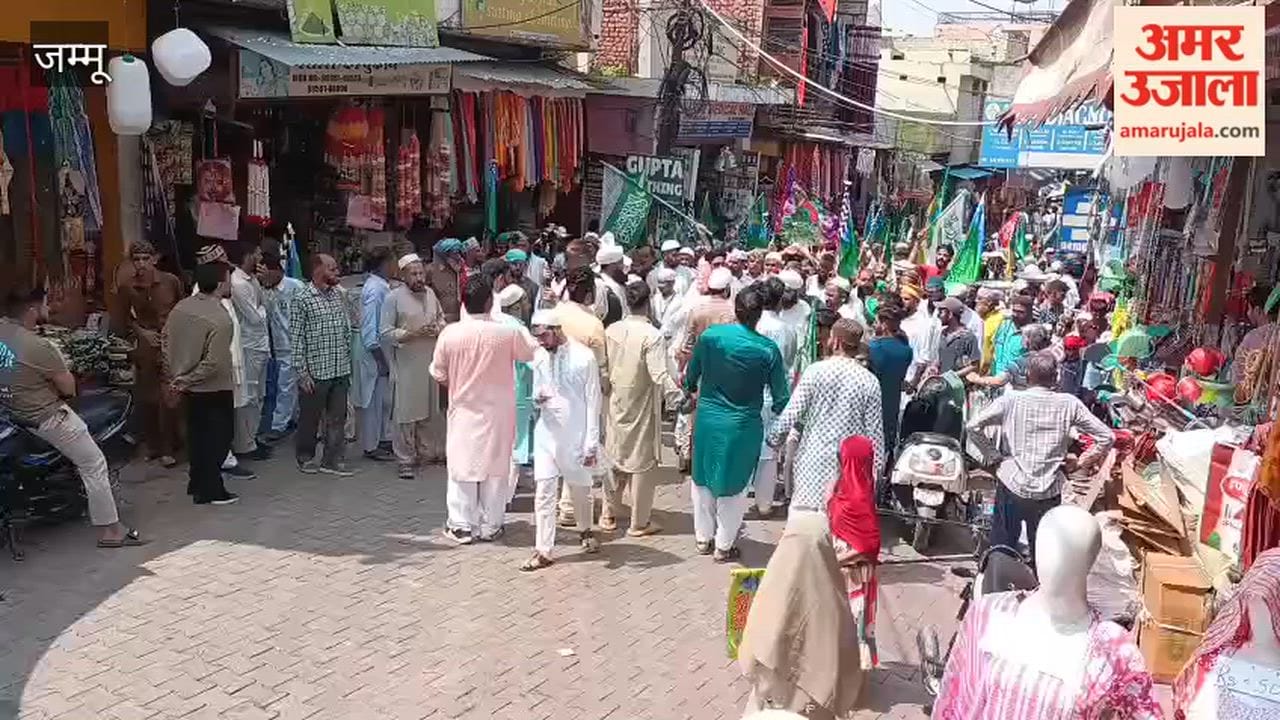 Massive crowds turn out in Reasi for Eid Milad-un-Nabi