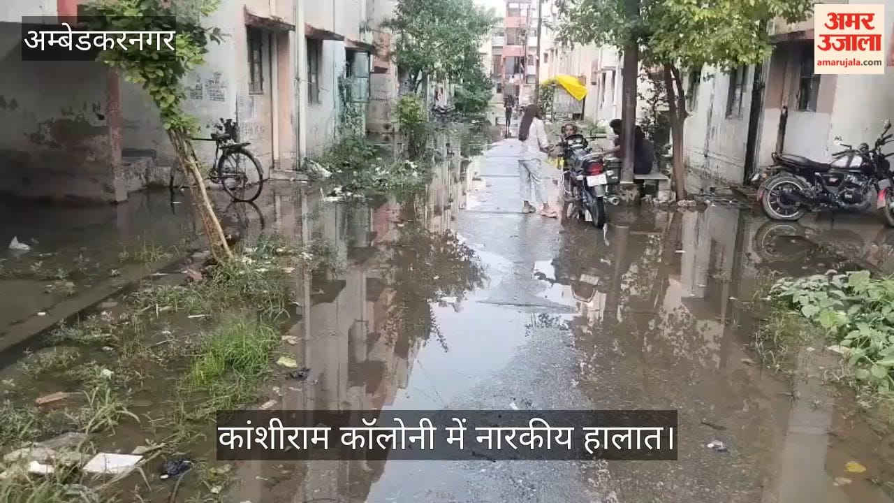अंबेडकरनगर: कांशीराम कॉलोनी में नारकीय हालात, पानी और गंदगी के बीच जिंदगी गुजार रहे लोग