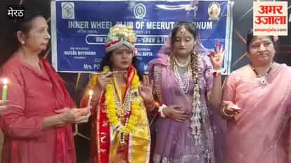 Inner Wheel Club of Meerut Platinum organized a program with friends in the colors of festivals.