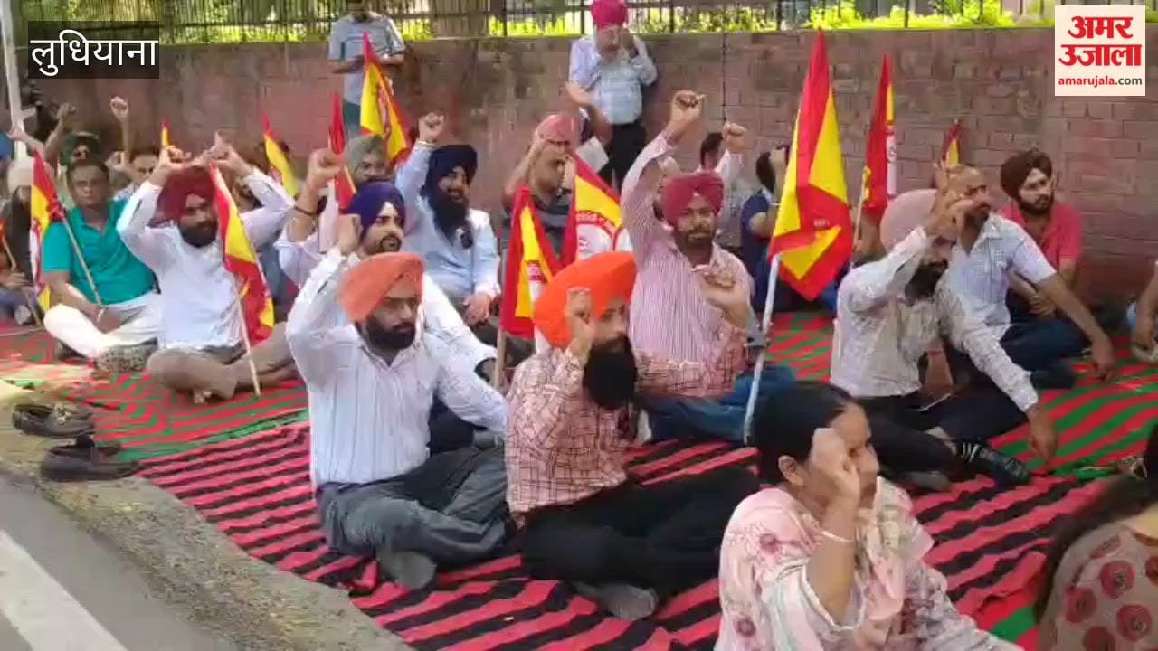 Teachers took to the streets in support of the 'Punjab Bandh' regarding reforms.