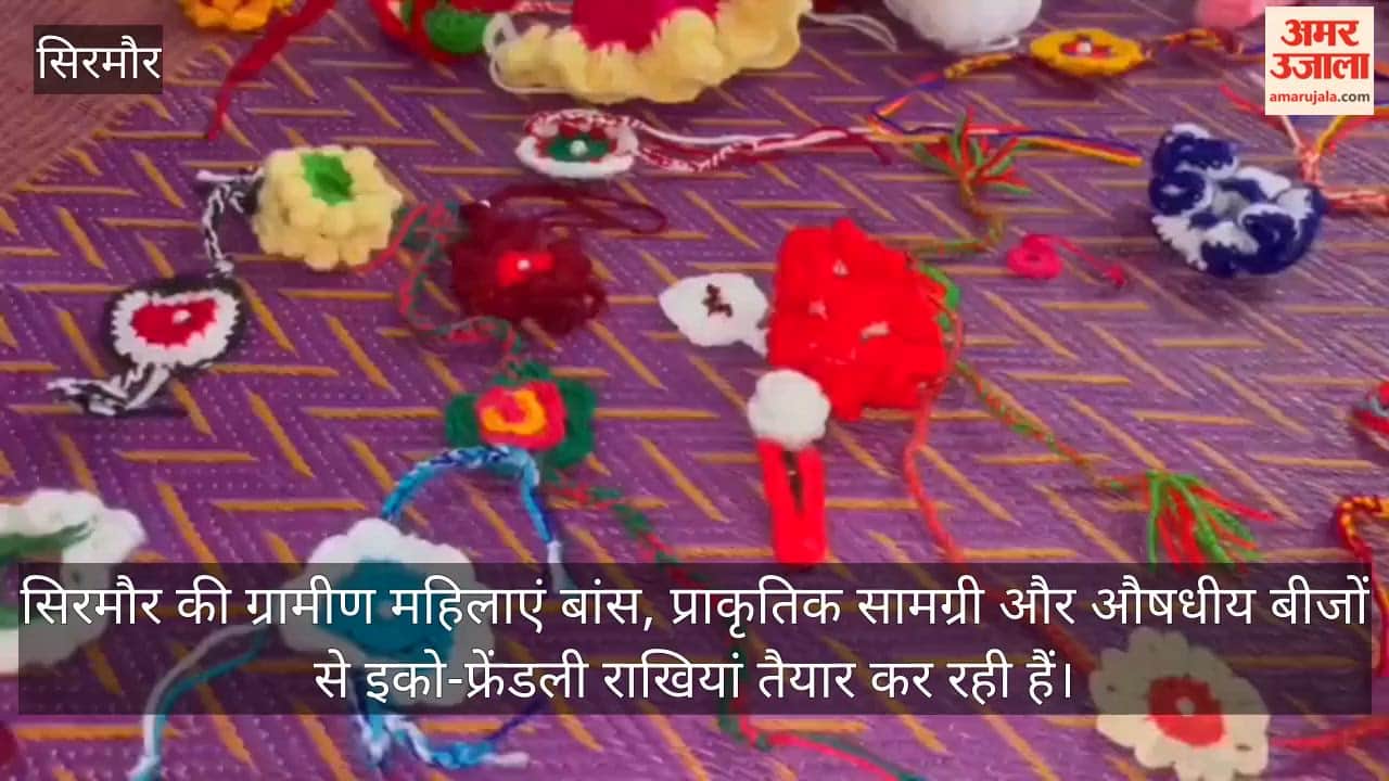 sirmaur women eco friendly rakhi bamboo medicinal seeds raksha bandhan 2026