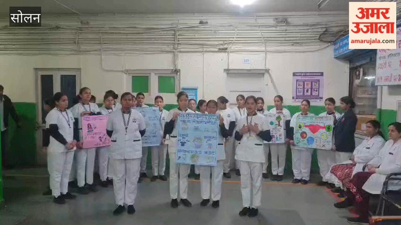 Solan People sensitized at the Regional Hospital, Solan, on World Health Day