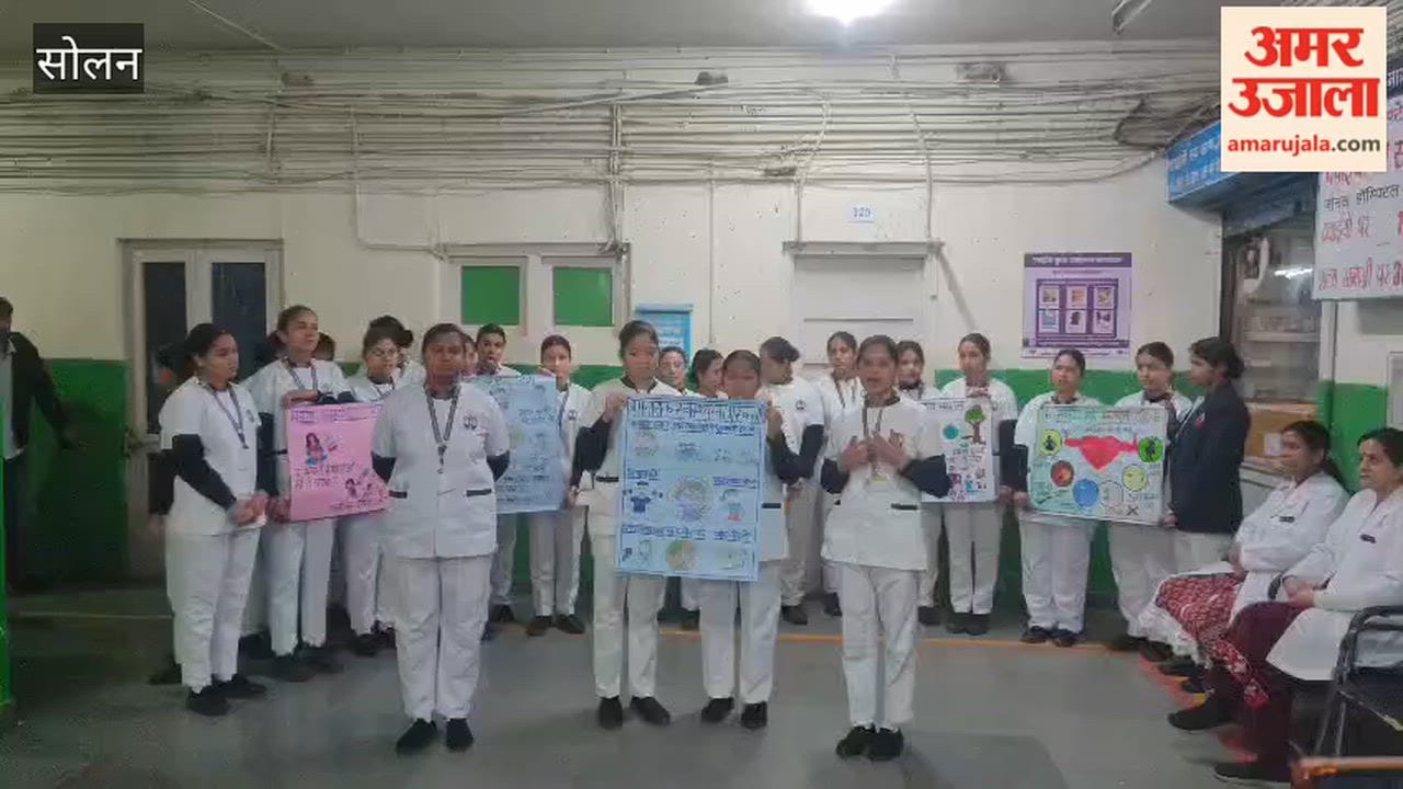 Solan People sensitized at the Regional Hospital, Solan, on World Health Day