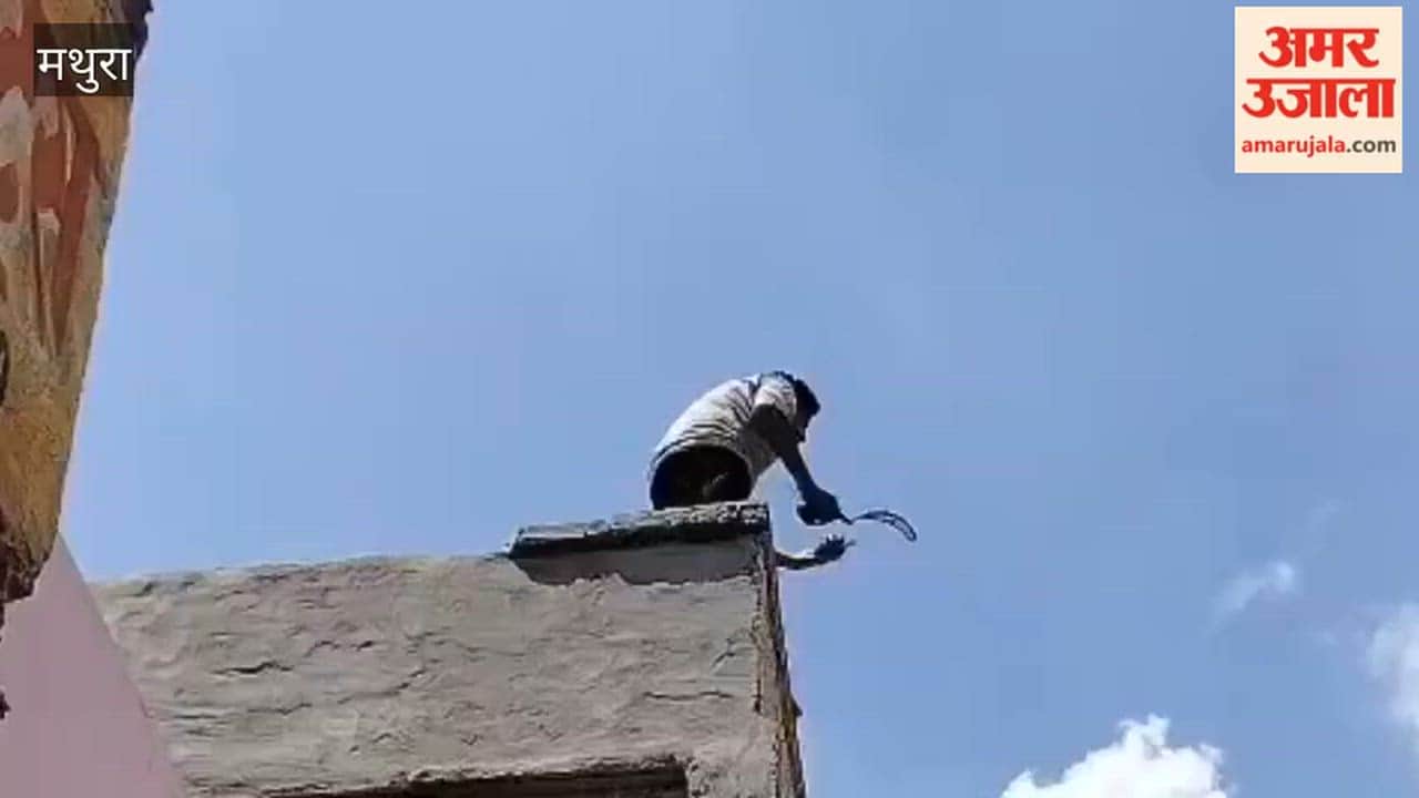 Man Climbs Roof With Sickle Causes Panic in Ading Market Rescued by Police