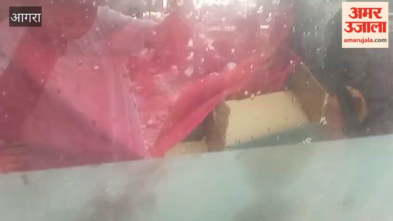 Illegal Liquor Found in Ambulance During STF Raid in Agra, Video Goes Viral