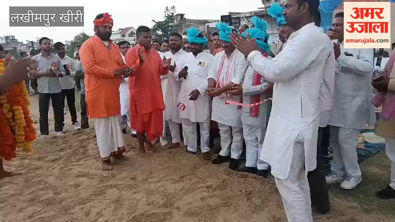 Nepali wrestler Gunga Thapa displayed his prowess in wrestling in Lakhimpur kheri