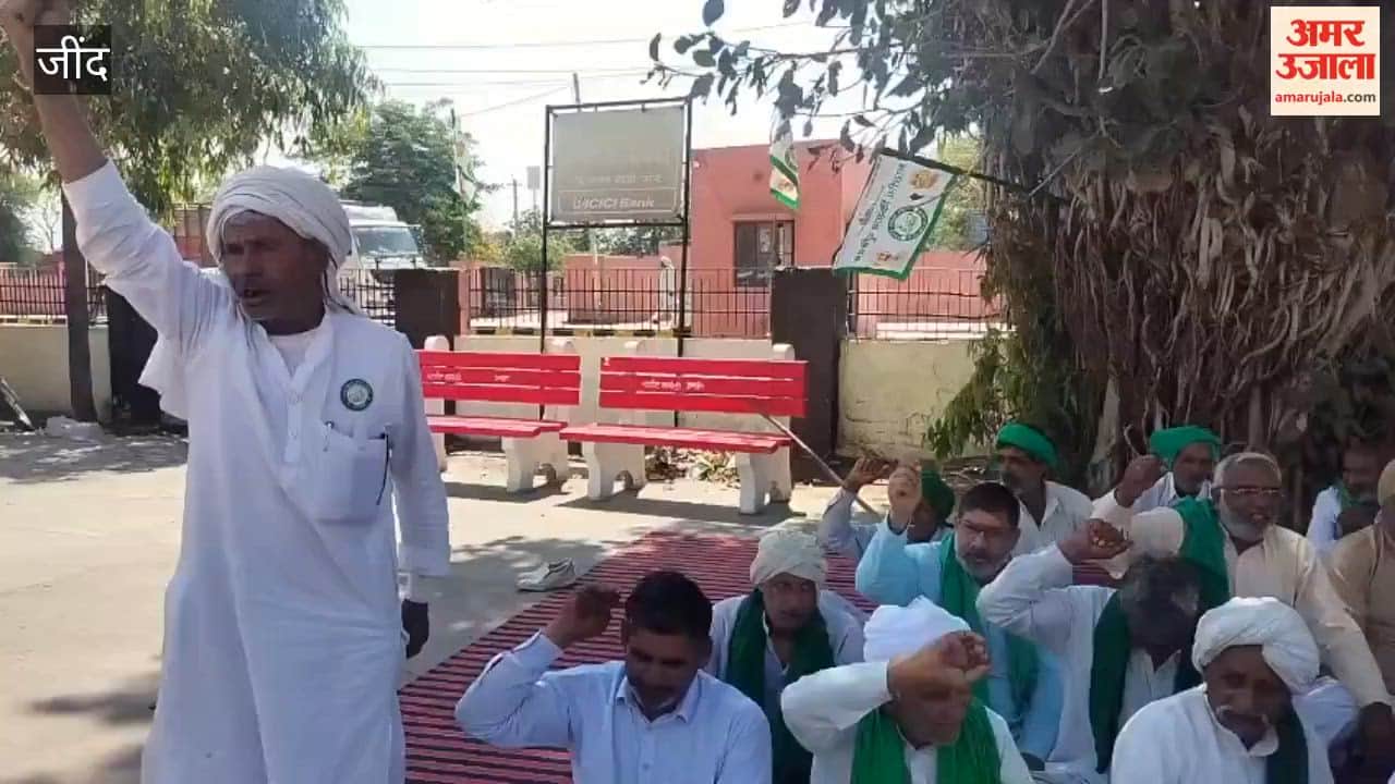 BKU sit-in begins at the grain market in Jind; 4-hour statewide road blockade scheduled for April 11
