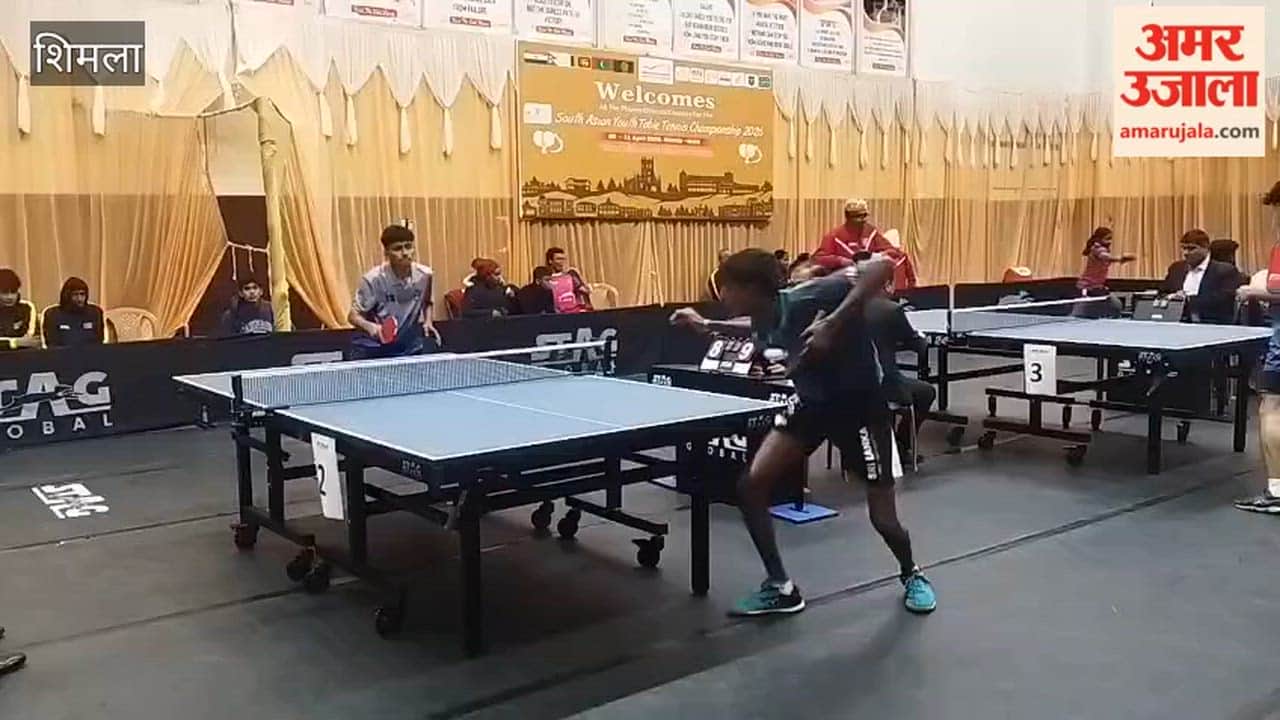 Shimla Matches Begin on Day Two of South Asian Table Tennis Championship
