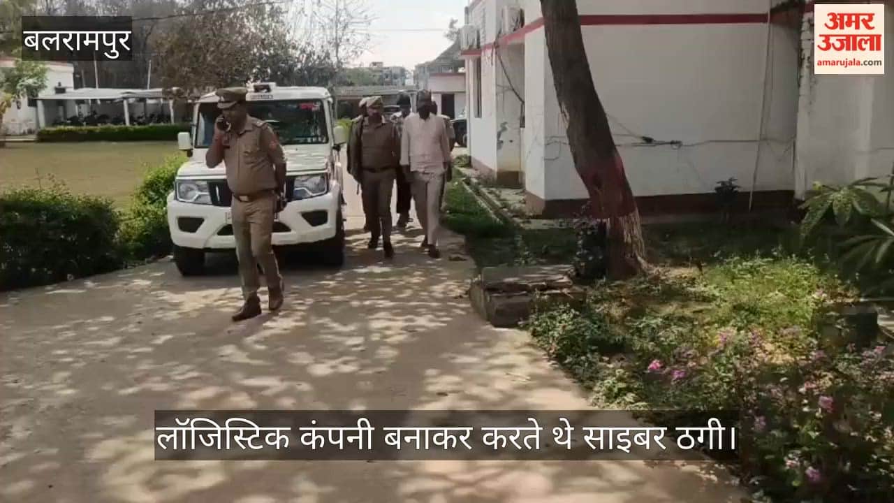 बलरामपुर में लॉजिस्टिक कंपनी बनाकर करते थे साइबर ठगी, दो गिरफ्तार