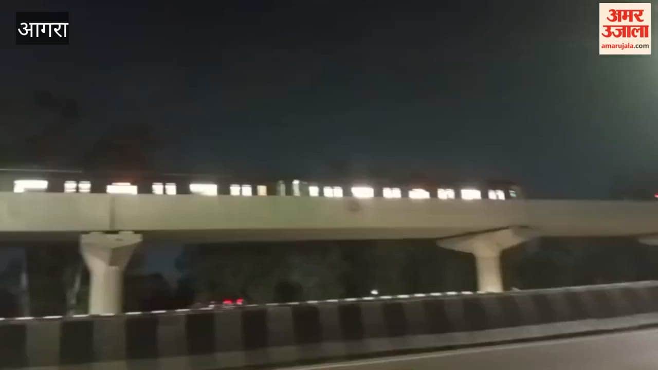 Metro trials have commenced between Mankameshwar and ISBT in Agra