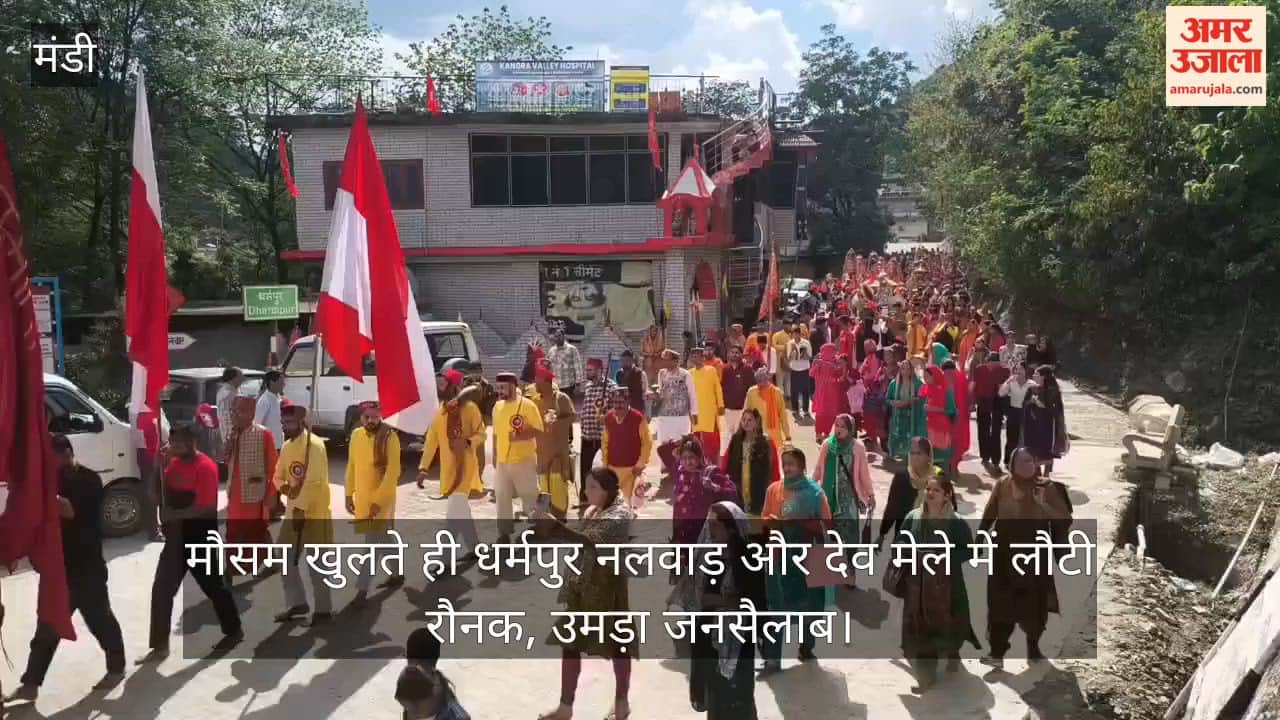 As the weather cleared, vibrancy returned to the Dharampur Nalwar and Dev Fairs, drawing a massive crowd.