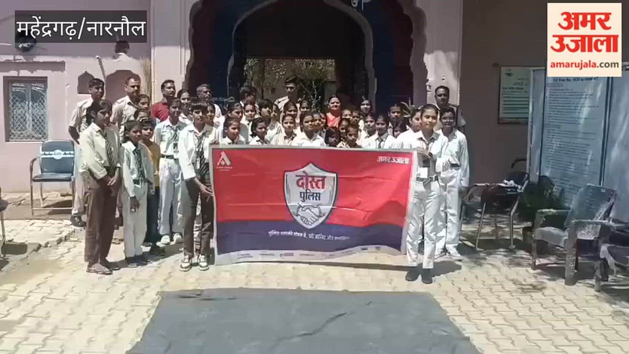 "The police are your friends; if anyone troubles you, feel free to call," says Station In-charge Ravi.