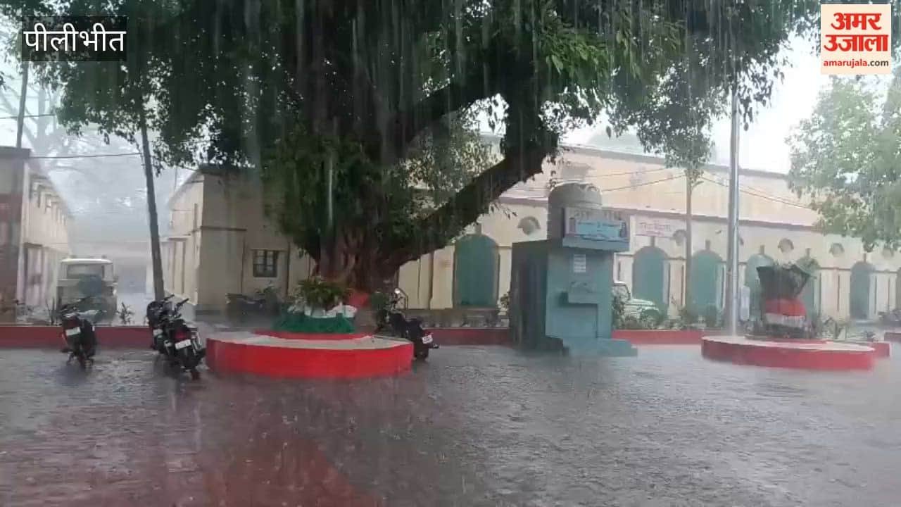 Heavy Rain Lashes Pilibhit for an Hour