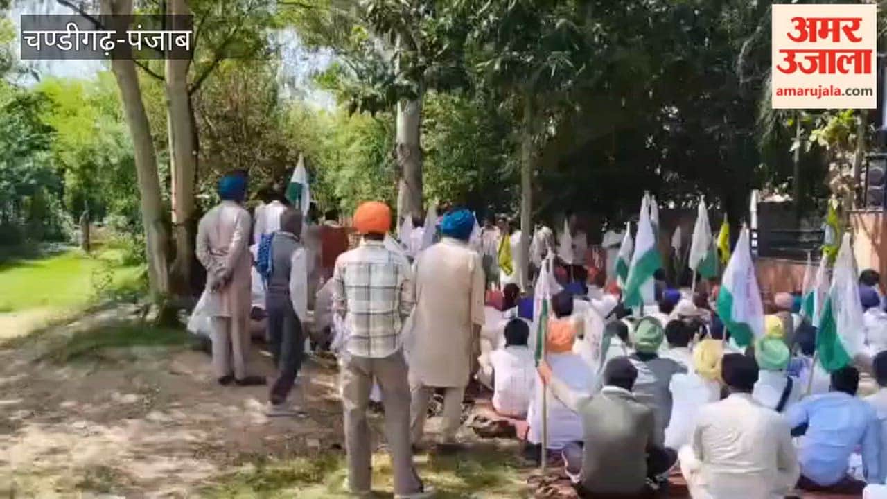 Farmers in Ferozepur staged a sit-in protest in front of the DC office in support of their demands.
