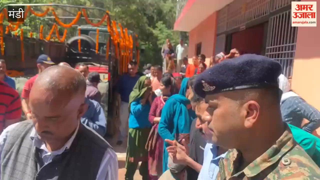 Mandi 6-Year-Old Son Lights Funeral Pyre of His Hero Father; Final Farewell Accorded with Full Military Honors