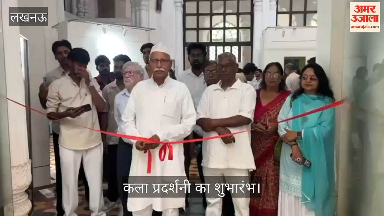 VIDEO: राज्य ललित कला अकादमी में कला प्रदर्शनी का शुभारंभ