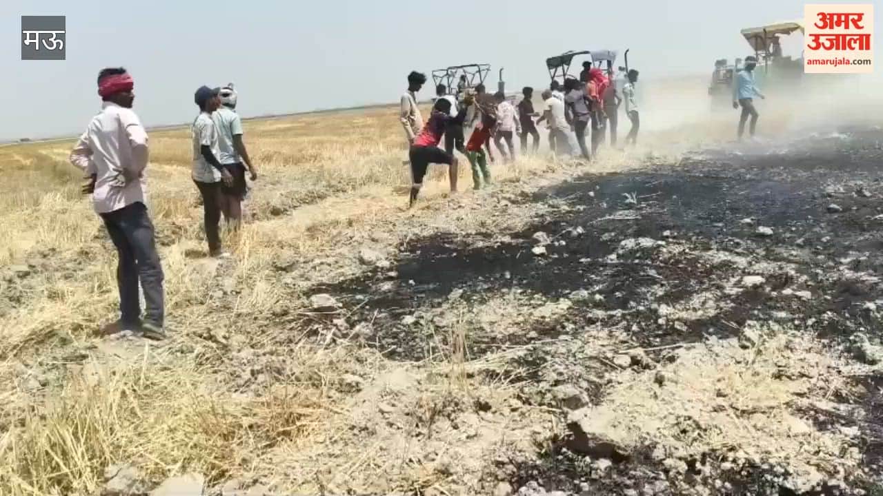 One Bigha of Crops Destroyed by Spark During Fodder Preparation in mau