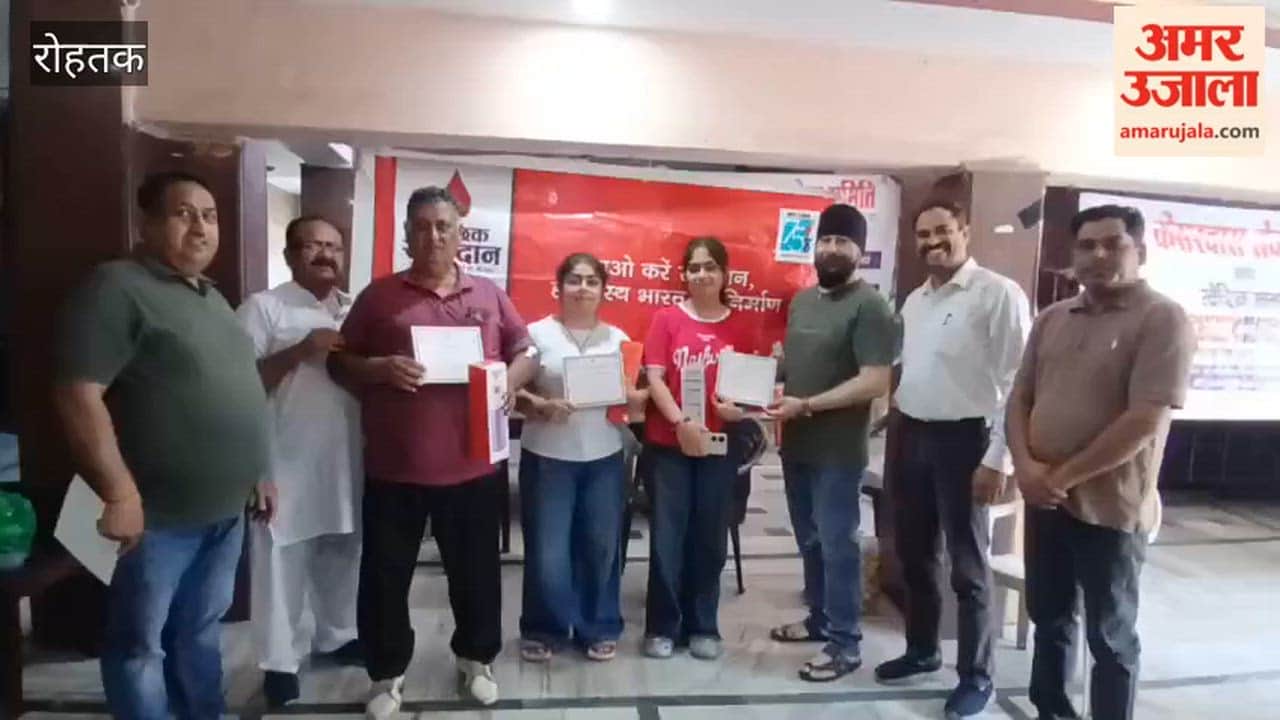 Organising blood donation camp