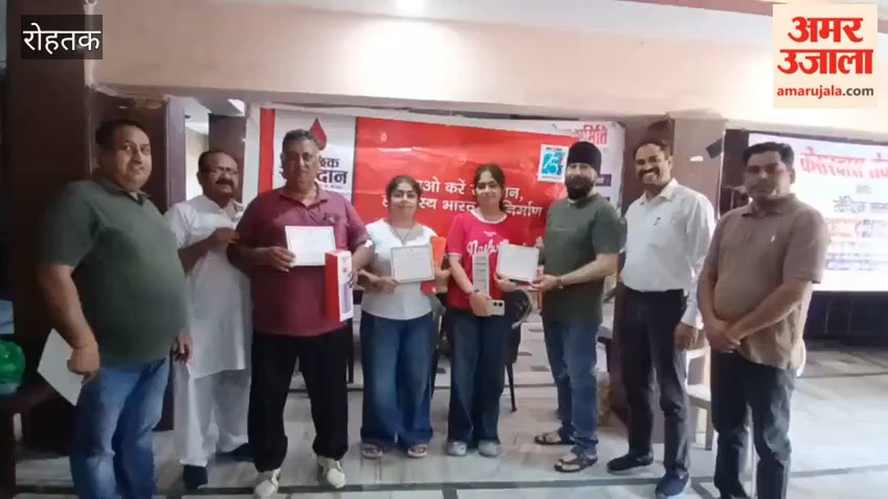 Organising blood donation camp