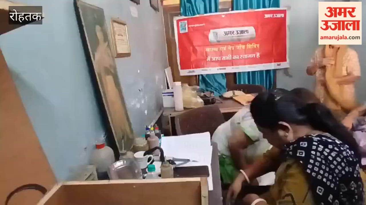 Amar Ujala Foundation organised a health check-up camp.