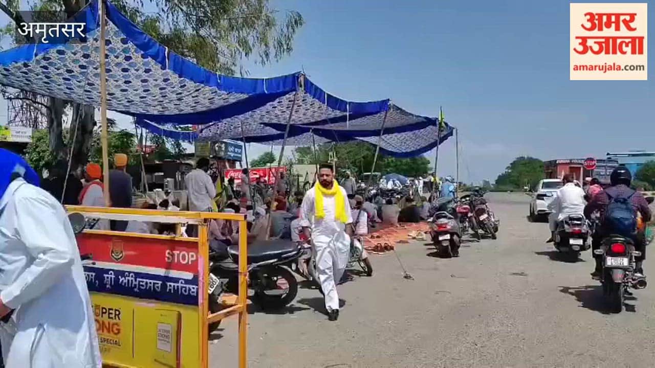 Farmers' Sit-in Against Broken Roads on Amritsar-Mudhal Bypass