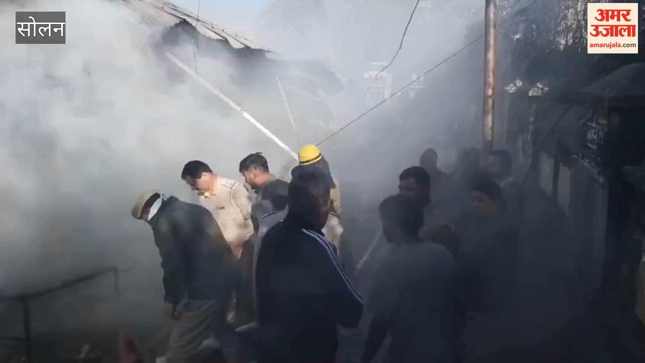 Solan: Fire in Kasauli's Heritage Market; Several Shops Gutted