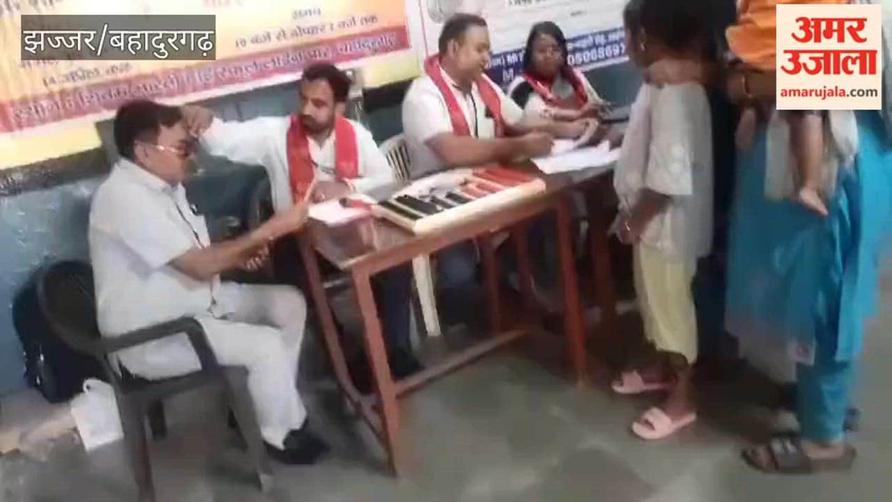 Free health check-up camp organised on Ambedkar Jayanti