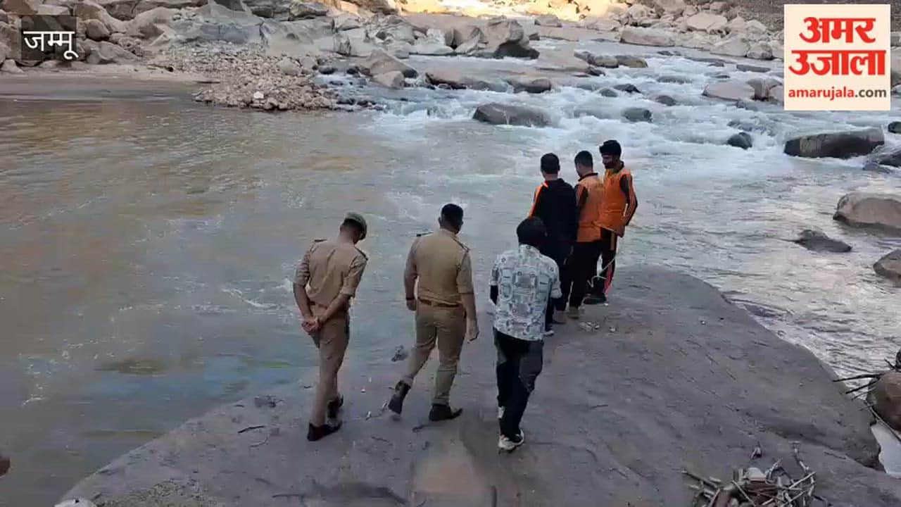 SDRF team reaches Tawi river in search of missing person