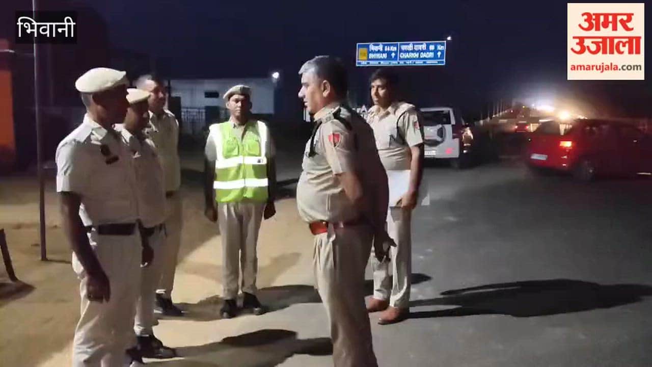 Strict Action by Station In-charge Murari Lal in Loharu, Bhiwani: Intensive Checking Under Camera Surveillance
