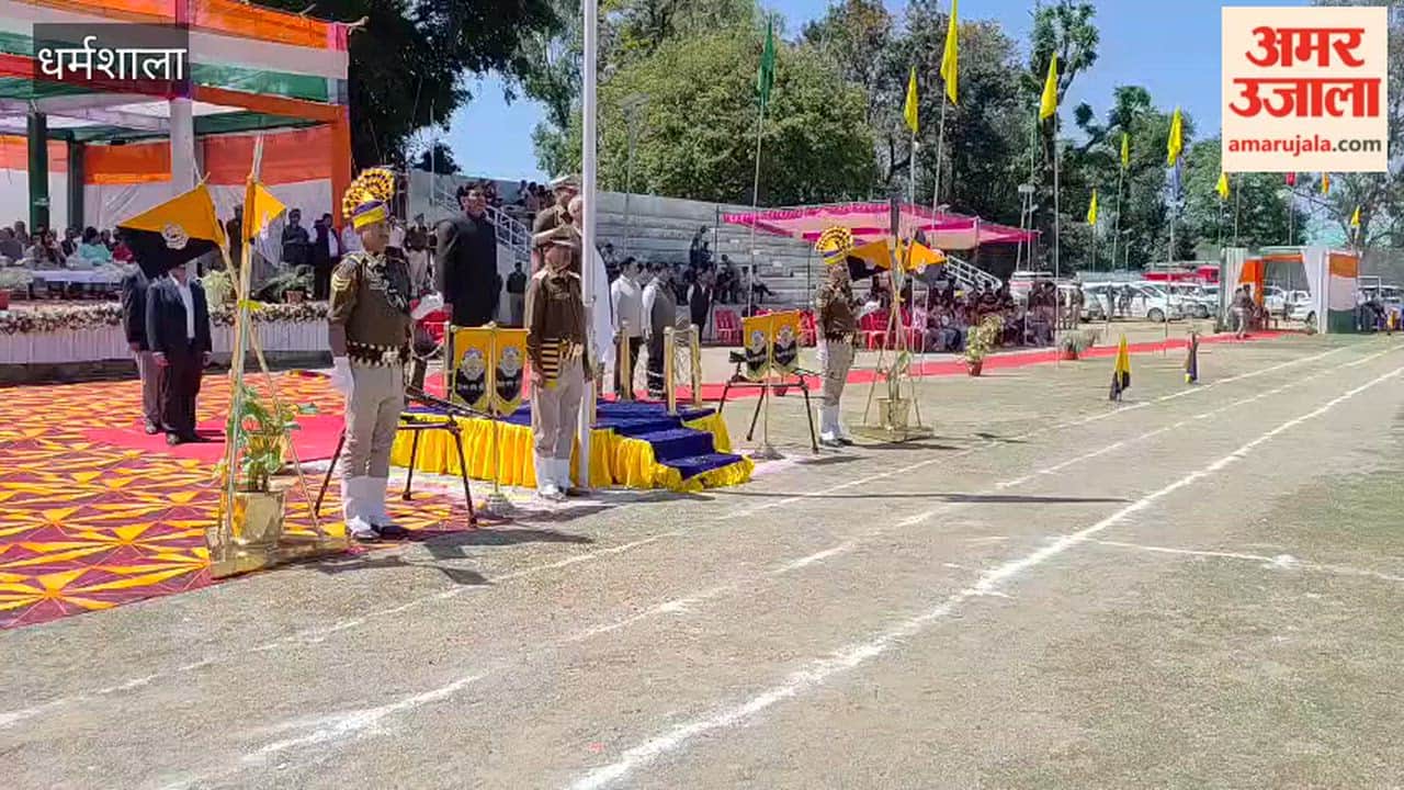 Kangra: Agriculture Minister Chander Kumar Hoists the Tricolor at Dharamshala's Police Ground