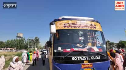 Bus Departs Under Pilgrimage Scheme in Amritsar