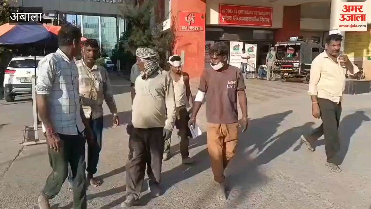 Six labourers injured in an accident at an under-construction house in Ambala