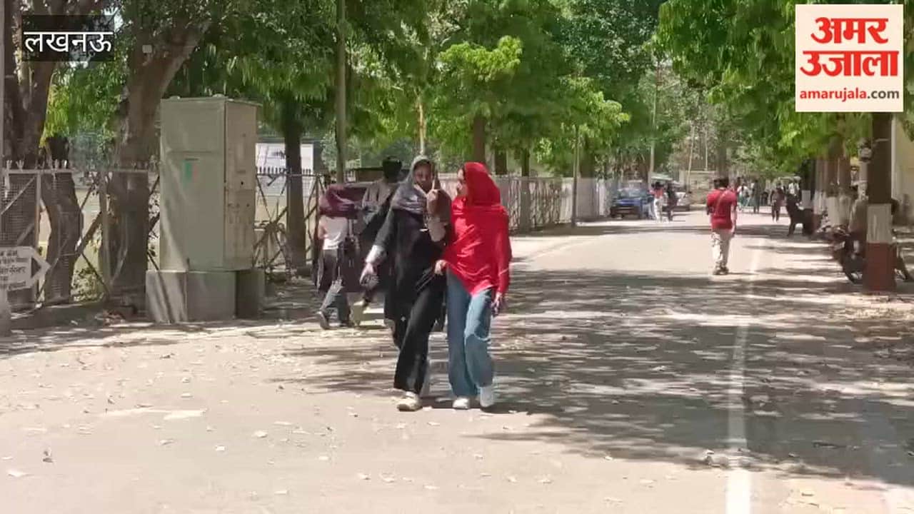 VIDEO: गर्म हवा और तेज धूप से बेहाल दिखे छात्र-छात्राएं, तापमान बढ़ा, आसमान से बरस रही आग