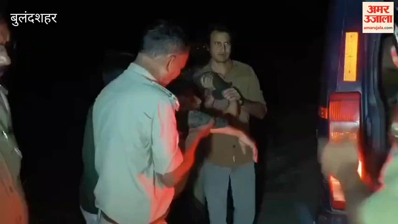 Police Encounter in Anupshahr Criminal with 50,000 rs Bounty Injured in Gunfight