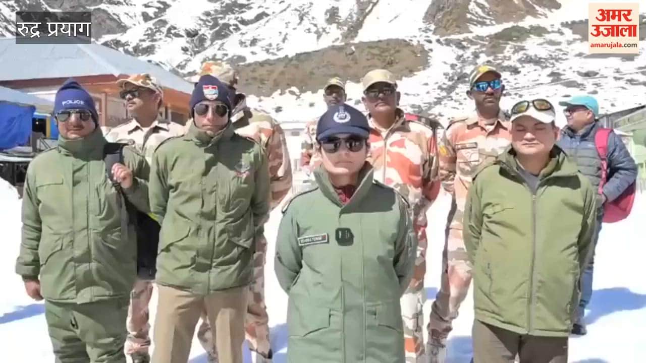 DM and SP Arrive at the Shrine to Review Preparations for the Kedarnath Pilgrimage