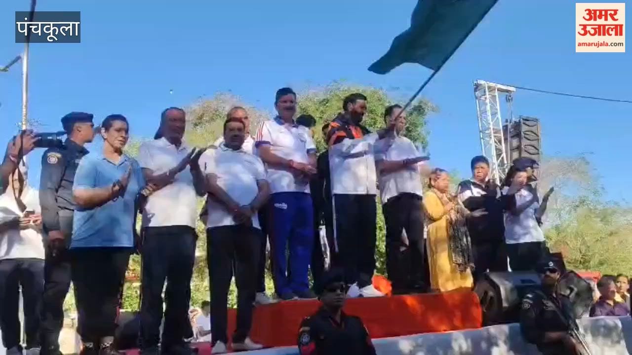 Marathon in Panchkula on Ambedkar Jayanti; CM Nayab Saini Flags It Off